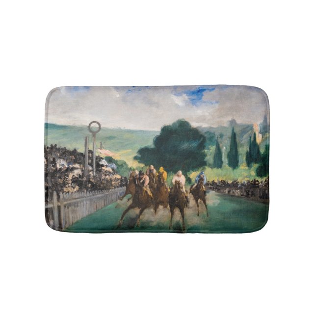 Tapete De Banheiro Edouard Manet - As Raças em Longchamp (frente)