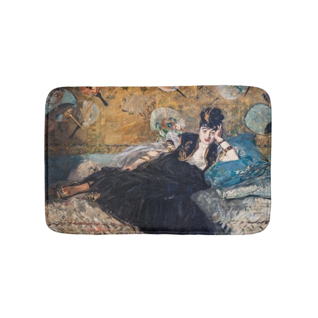 Tapete De Banheiro Edouard Manet - Senhora com Leques (frente)