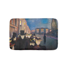 Tapete De Banheiro Edvard Munch - Noite em Karl Johan Street