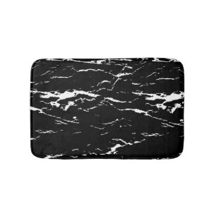 Tapete De Banheiro Efeito branco e preto