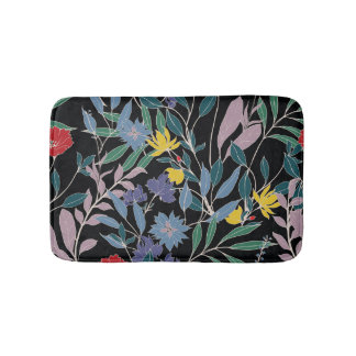 Tapete De Banheiro Elegância Floral: Fundo da Vintage do Abstrato