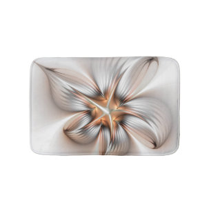 Tapete De Banheiro Elegância Floral Moderna Abstrato de Arte Fractal