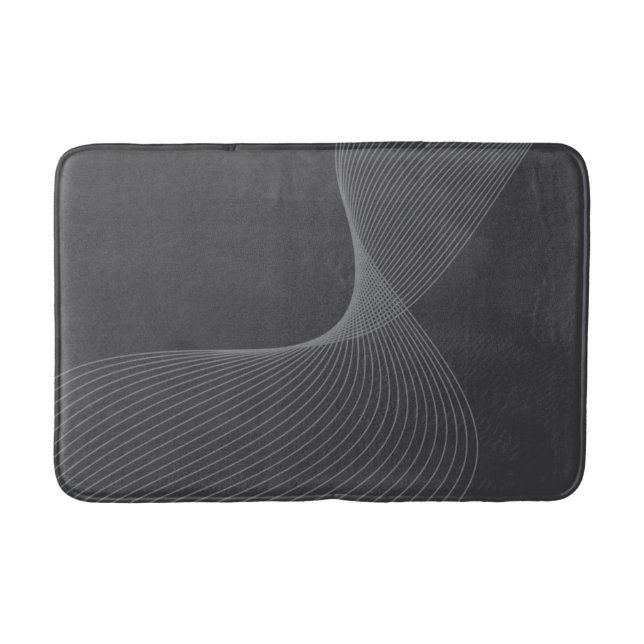 Tapete De Banheiro Elegant, chic, simple, modern graphic pattern art (Frente)