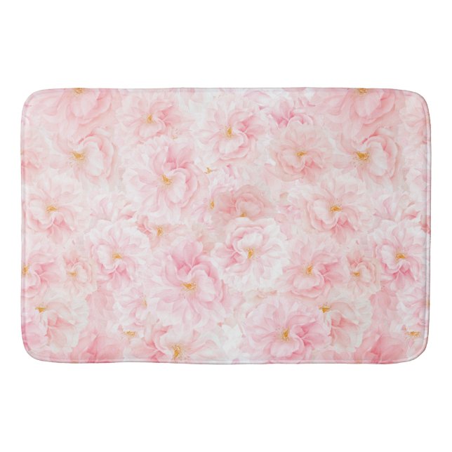 Tapete De Banheiro Elegante Cherry Blossom Patterno Design (Frente)