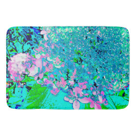 Tapete De Banheiro Elegante Cor-de-rosa e azul