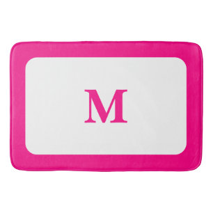 Tapete De Banheiro Elegante Elegante Mínimo de Pré-Disquete, Rosa Que