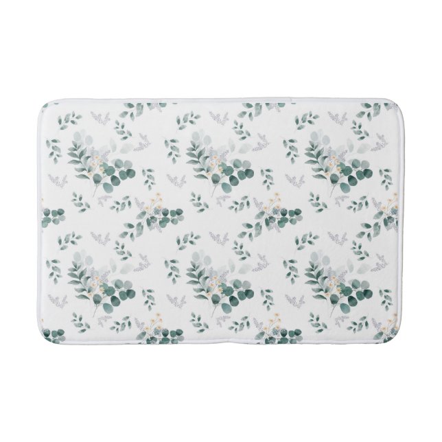 Tapete De Banheiro Elegante eucalipto (Frente)