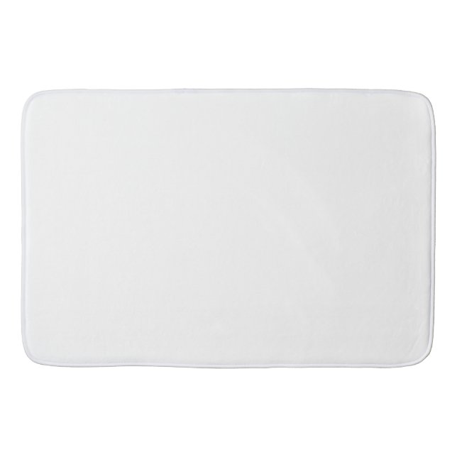 Tapete De Banheiro Elegante Preto e Branco (Frente)