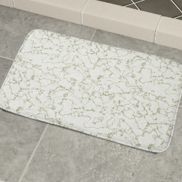 Tapete De Banheiro Elegante Sage Green Marble Bath Mat