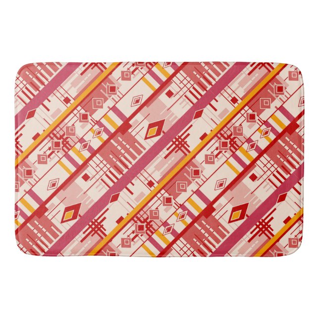 Tapete De Banheiro elementos geométricos abstrato modernos do ornamen (Frente)