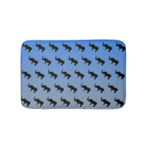 Elephant Silhouette Pattern