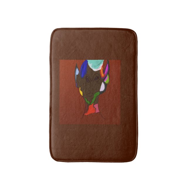 Tapete De Banheiro Elf Map Art  (Frente Vertical)