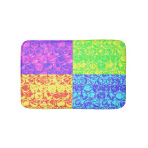 Embalagem com bolhas de pop arco-íris