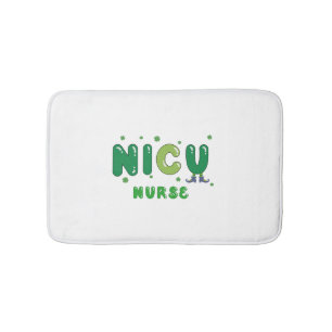 Tapete De Banheiro Enfermeira da NICU, o design de St. Patrick