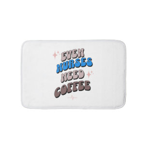 Tapete De Banheiro Enfermeiros e café