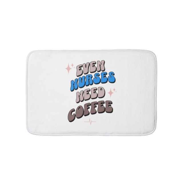 Tapete De Banheiro Enfermeiros e café (frente)