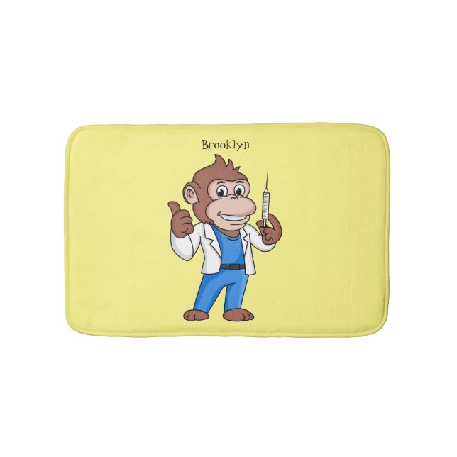 Tapete De Banheiro Engraçado orangotango macaco (frente)