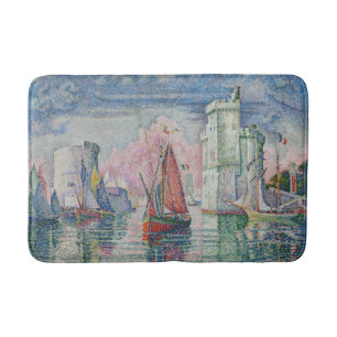 Tapete De Banheiro Entrada do Porto de La Rochelle, Paul Signac