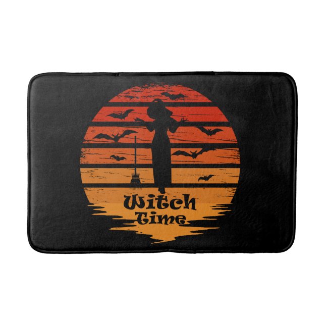 Tapete De Banheiro Época das bruxas do Halloween (Frente)