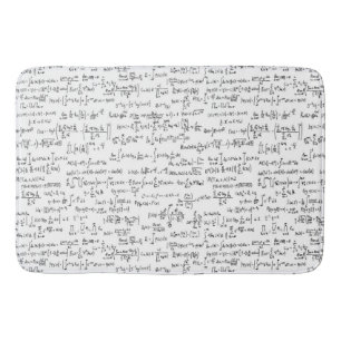 Tapete De Banheiro Equações escritas mão //da matemática