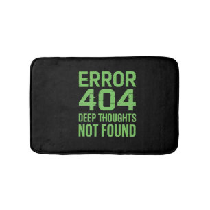 Tapete De Banheiro Erro 404 Pensamentos Profundos Não Encontrados Tap