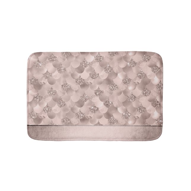 Tapete De Banheiro Escala de Sereia Posh | Dusty Terracotta Peach She (frente)