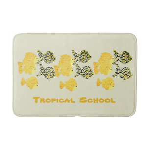 Tapete De Banheiro Escola Tropical