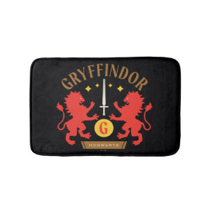 Tapete De Banheiro Espada Gráfica de Duplo Leão da Casa GRYFFINDOR™