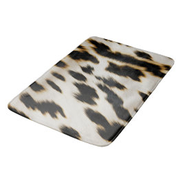 Tapete De Banheiro Espinho branco preto