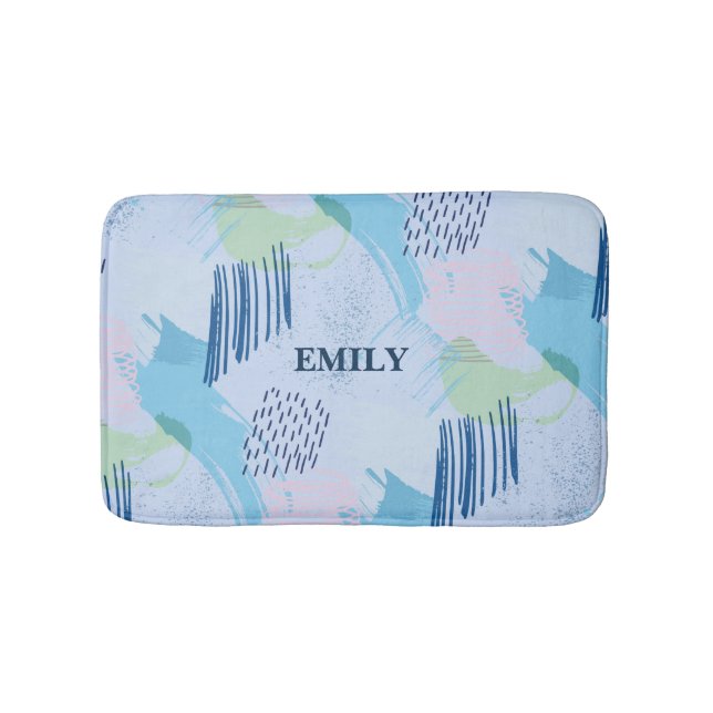 Tapete De Banheiro Espirais e Linhas Modernos (frente)