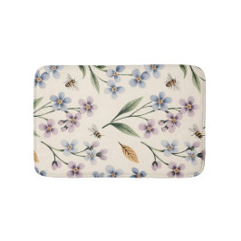 Tapete De Banheiro Esqueça-me, não flores, Chá Cortina