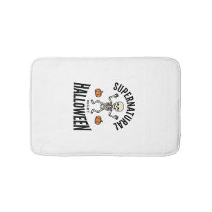 Tapete De Banheiro Esqueleto Supernatural Engraçado Vintage de Hallow