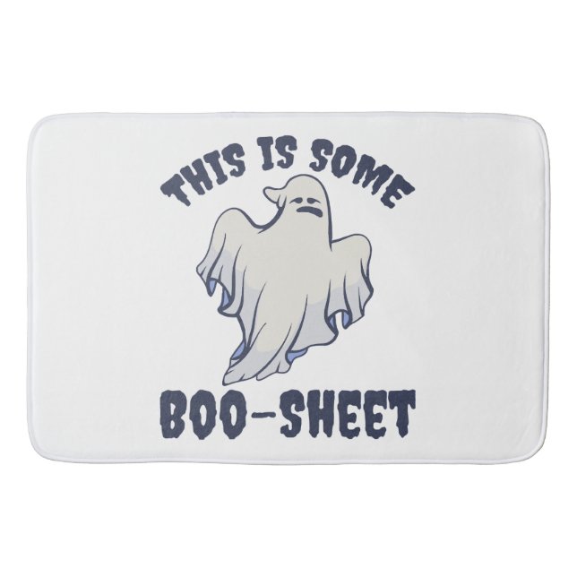 Tapete De Banheiro Este é um Boo Sheet Sassy Ghost (Frente)