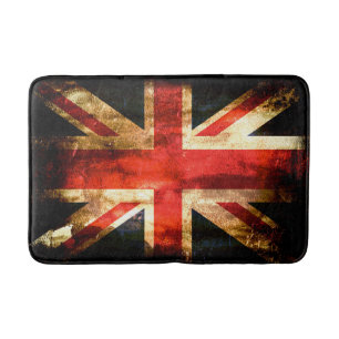 Tapete De Banheiro Esteira de banho afligida de Union Jack