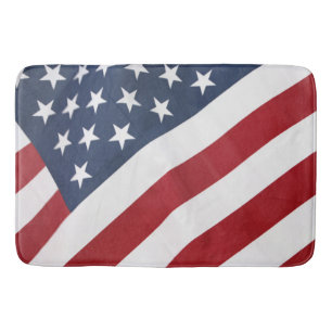 Tapete De Banheiro Esteira de banho da bandeira americana