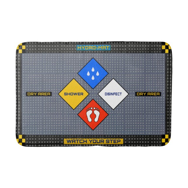 Tapete De Banheiro Esteira de banho da Olá!-Tecnologia (Frente)