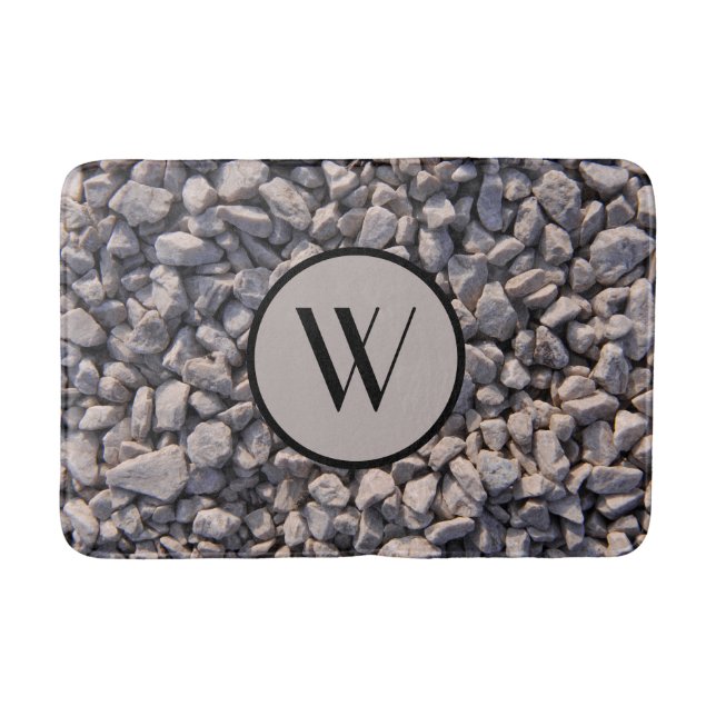 Tapete De Banheiro Esteira de banho da rocha do rio (Frente)