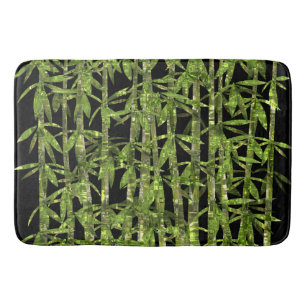 Tapete De Banheiro Esteira de banho de bambu da arte 4