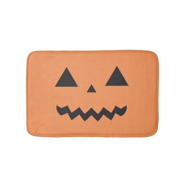 Tapete De Banheiro Esteira de banho de Jack O'Lantern (frente)