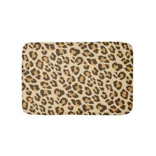 Tapete De Banheiro Esteira de banho do impressão do leopardo