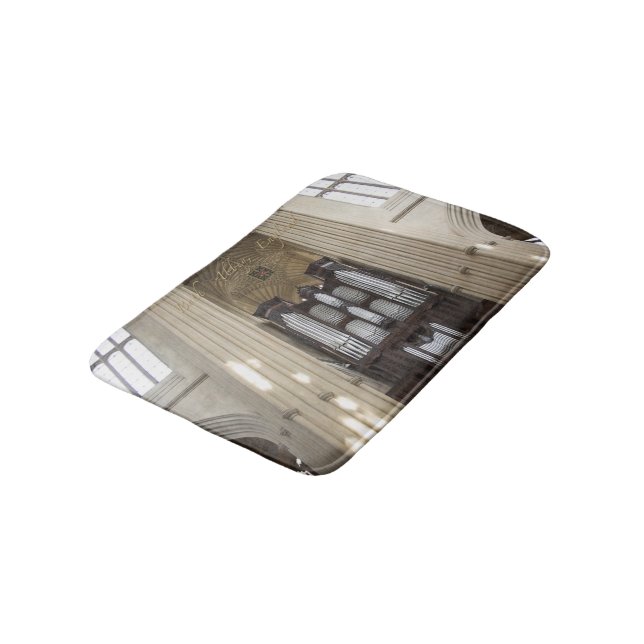 Tapete De Banheiro Esteira de banho do órgão da abadia do banho (Angulado)