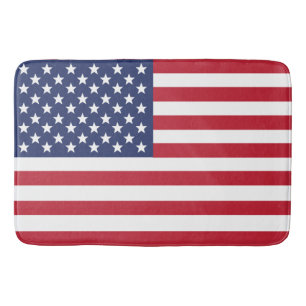 Tapete De Banheiro Esteira de banho patriótica da bandeira americana