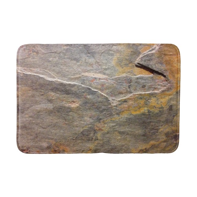 Tapete De Banheiro Esteira de chá de pedra do olhar (Frente)