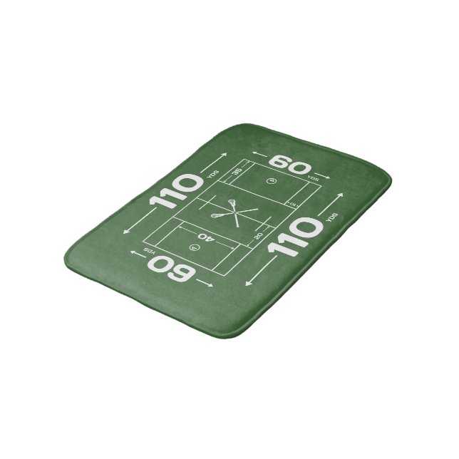 Tapete De Banheiro Esteira do banheiro do campo do Lacrosse (Angulado)