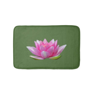 Tapete De Banheiro Esteiras de banho da flor de Lotus do lírio de