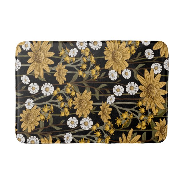 Tapete De Banheiro Estética floral  (Frente)