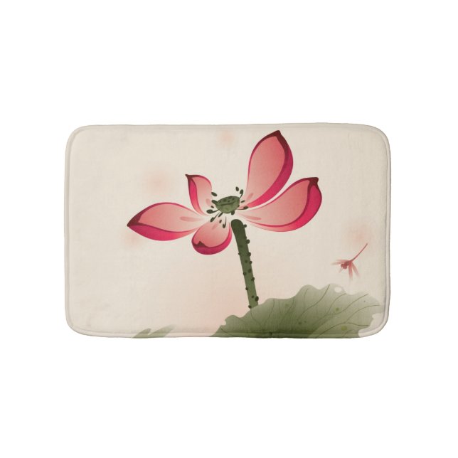 Tapete De Banheiro Estilo oriental Lotus (frente)
