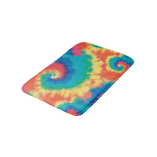Tapete De Banheiro Estilo Tie Dye