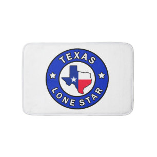 Tapete De Banheiro Estrela solitária de Texas