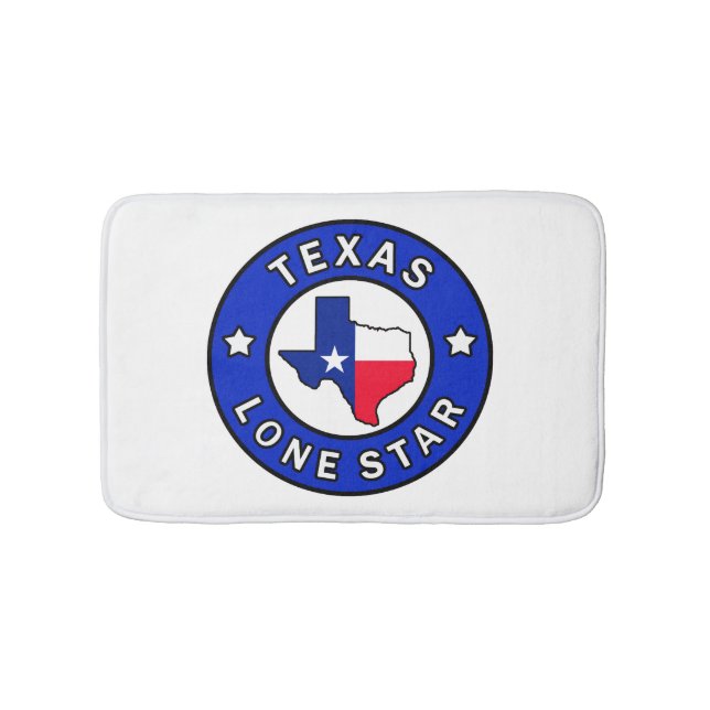 Tapete De Banheiro Estrela solitária de Texas (frente)